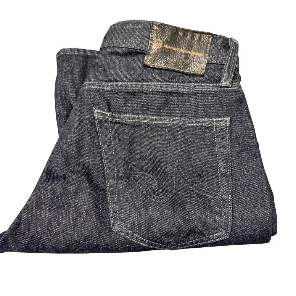 Adriano Goldshmied Jeans Mens 31x34 (32x34 ACTUAL) PROTEGE STRAIGHT Blue Denim‎